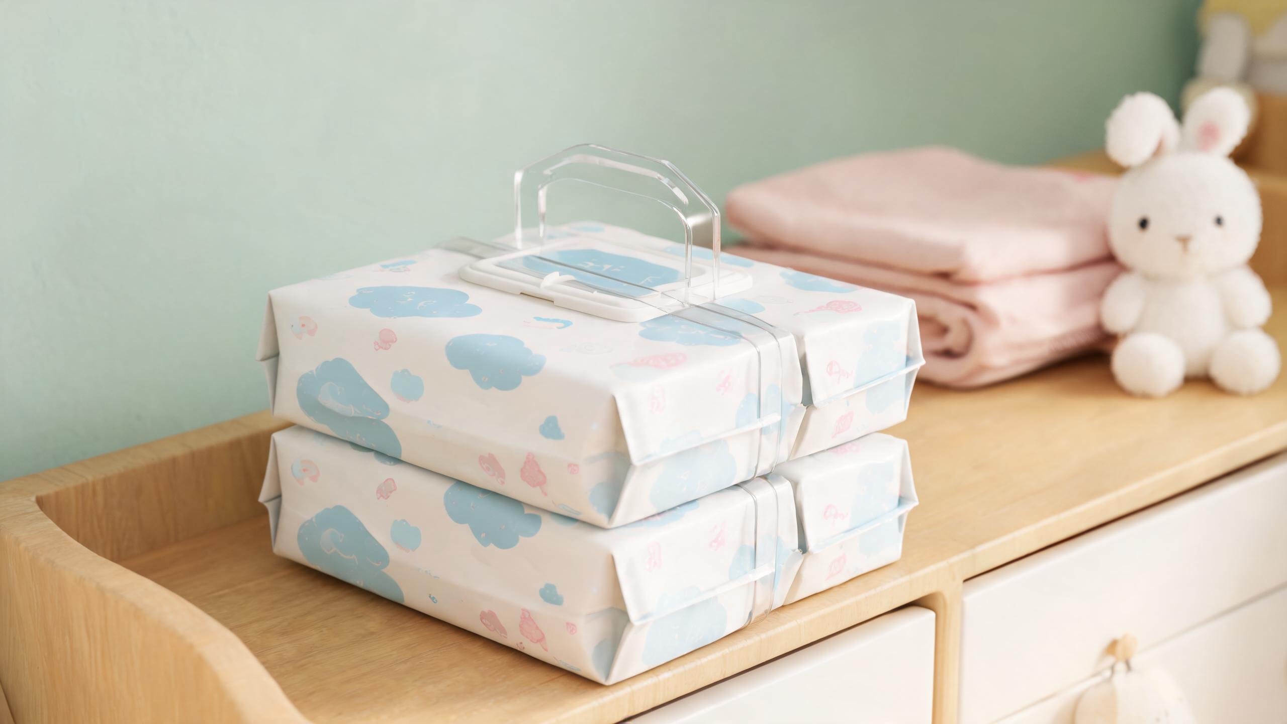 Curash Wipes Multi-Pack: Adhesive Handle Refreshes Nursery Design