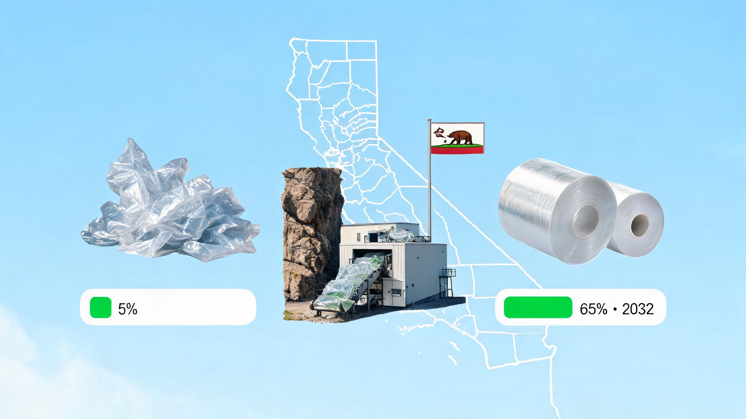 California SB 54 pressure pushes flexible film recycling to a tipping point